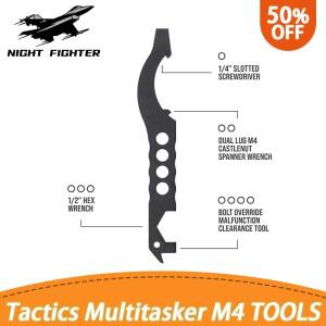 WADSN 전술 멀티태스커 M4 도구  다용도 유지 보수 스크루 드라이버 키체인  자전거 수리 버퍼 튜브 수정 A