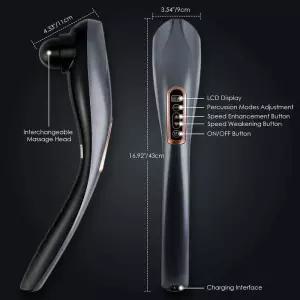 무선 충전식 휴대용 편리한 전기 마사지 기계 전신 적외선 타악기 망치