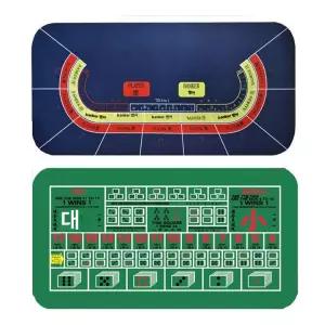 룰렛 매트 홀덤 테이블보 보드게임 포커 깔개 식탁보 파랑 술자리게임 보드 스타일 유럽