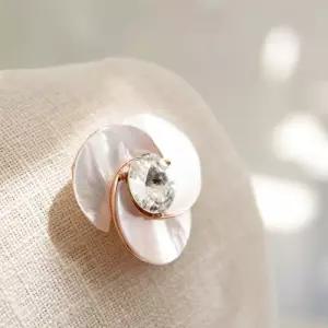 [제이로렌]바이데이지 자개 크리스탈 브로치 Bh0222_21