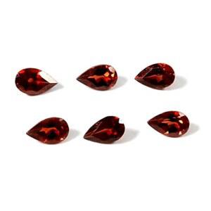 Arwacraft Gtc41-B08SWF23MRNAMZ 로트 6 가넷 내추럴 카보숑 보석