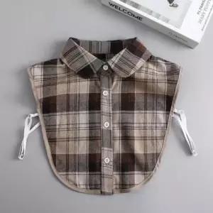 [SBD] 체크 카라 페이크 유니폼 클래식 셔츠 넥케이프