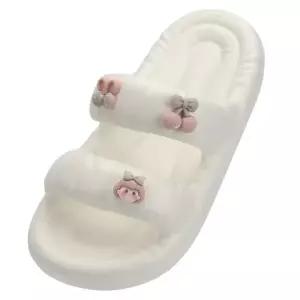 (반값) 여성 인기 더블 스트랩 오픈토 푹신한 EVA 슬리퍼 실내화 슬라이드 DM파야 - 핑크 2273271 유세븐 J