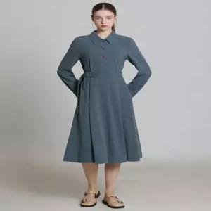 [쉬즈미스][쉬즈미스(SHESMISS)] 카라 벨티드 원피스 (택가격358000원)