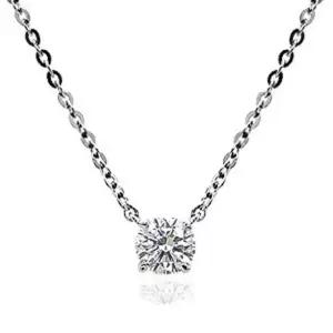 실버 3부 랩 그로운 다이아몬드 다이아 목걸이 프로포즈목걸이 4발