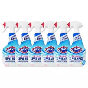 유한락스 찌든때 세정 젤 스프레이 600ml + 600ml x3