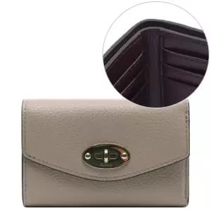 [멀버리]25FW 여성 로고 폴디드 반지갑 (RL6665 205 F924 25F)