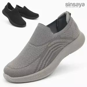 [신사야]발 편한 메쉬 니트 슬립온 25S069