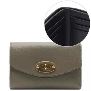 [멀버리]25FW 여성 로고 폴디드 반지갑 (RL6665 205 R563 25F)