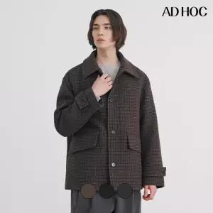 [애드호크]남성 칼라넥 숏 발마칸 코트 HBAHC14