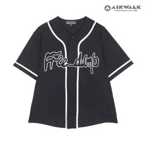 [에어워크주니어]주니어 그래픽 자수포인트 베이스볼 셔츠