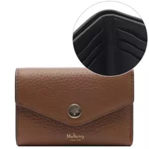 [멀버리]25FW 여성 로고 폴디드 반지갑 (RL6660 736 G222 25F)