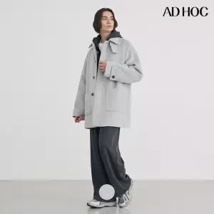 [애드호크]남여 세미오버 하프 발마칸 코트 HBAHC12