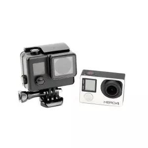 블랙 방수 하우징 케이스 방수팩 액션캠 고프로 히어로 4 3 3+ 호환