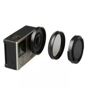 고프로 히어로 3 3+ 4 블랙 실버 호환 CPL 필터 렌즈 편광