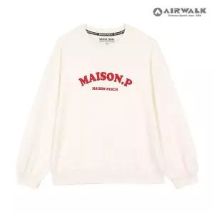 [에어워크주니어]여아 주니어 후로피 쿠션지 맨투맨 티셔츠