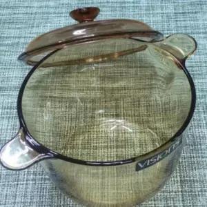 냄비 내열 유리 직화 양수 3.5L 뚜껑 포함