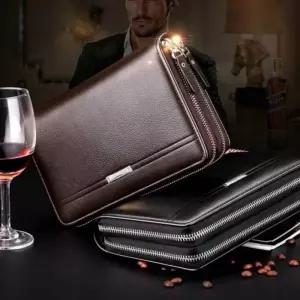 지퍼 데일리 남성용 더블 남자 장지갑 선물 클러치백 RhR3+1Dwr