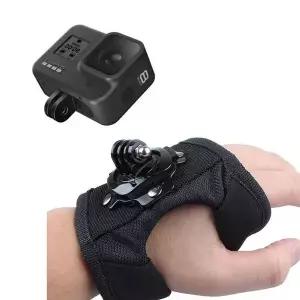 [셀러에이드]고프로 호환 액션캠 핸드 글러브 마운트 손 장갑 거치대 스트랩