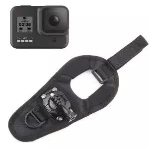 [셀러에이드]손등 마운트 손 장갑 글러브 손목 핸드 스트랩 액션캠 고프로 호환