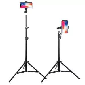 [셀러에이드]긴 방송 촬영 삼각대 대형 거치대 볼헤드 스마트폰 카메라