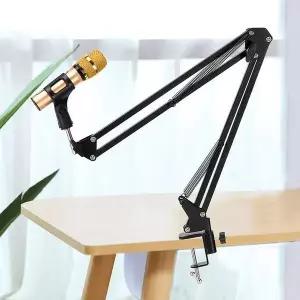 마이크 홀더 책상 거치대 스탠드 방송 촬영 음향기기 녹음