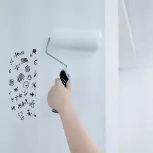 파워커버 수성페인트 친환경 셀프 베란다 벽지 화이트 무광 곰팡이 방문 백색 단열