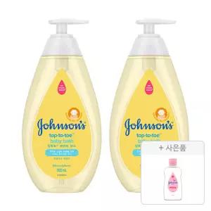 존슨즈 탑투토 바스 500ml, 2개 베이비오일 125ml , 1개