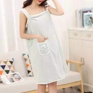 목욕가운 샤워가운 극세사 원피스형 홈웨어 민트