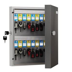 DiDiHere 32키 잠금 상자 u2013 벽걸이 키 캐비닛, 듀얼 잠금(키 및 3자리 조합), 쓰기 가능한 랙 태그, 주택 진입로 차고용 정리함, 학교, 사무실 자동차