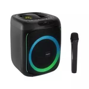 이동식스피커 블루투스앰프 파티박스 LED 이동식 행사용 스피커 50W