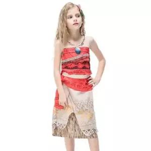 유아코스튬옷 모아나 드레스 할로윈의상 코스튬 파티옷 여아드레스