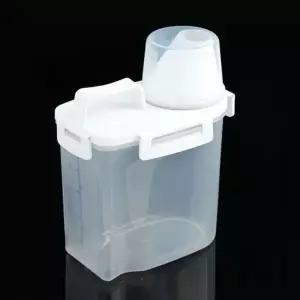 [오너클랜]밀폐용기 1.75L 잡곡통 시리얼 보관통 플라스틱 도어포켓 국수통