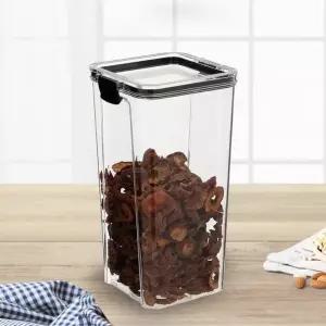 [셀러에이드]밀폐용기 시리얼 잡곡 보관통 투명 수납용기