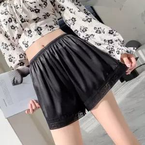 편안한 레이스 실크속바지 루즈핏 이쁜속바지