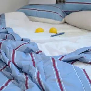 [슈퍼싱글] 스트라이프 듀라론 냉감이불 아이스 알러지케어 여름이불