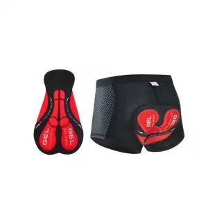 이너웨어 남성용 사이클 메쉬 쿠션 팬츠 자전거 라이딩 속바지 실리콘 패드 레드블랙 3XL