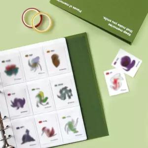 띠부씰북 우표 카드 수집전용 플래너 앨범 필통 노트 스티커