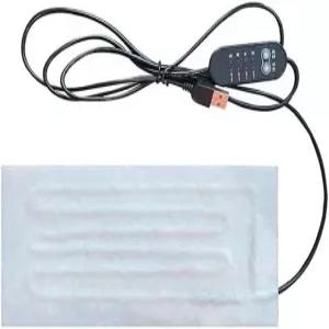 JAGTRADE 히팅 패드 USB 와이어 매트 5V 전기 필름 히터 발 온열 조끼 코트 120x240mm