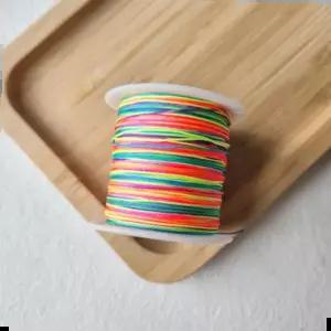 무지개끈 나일론 매듭실 40m