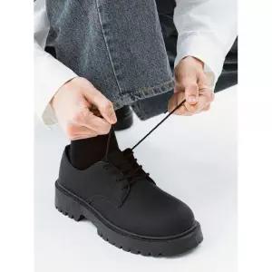 BSQT by Classy b2402 그레이셔 매트 4홀 더비 슈즈 5013124614 959713