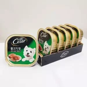 [반려] 강아지 영양 불고기 시저 간식 캔간식 24개