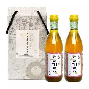 해달 들기름 350ml 2병 케이스포함