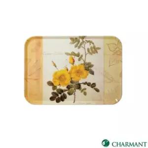 까페쟁반 니드코 골드로즈 스퀘어 쟁반 대형