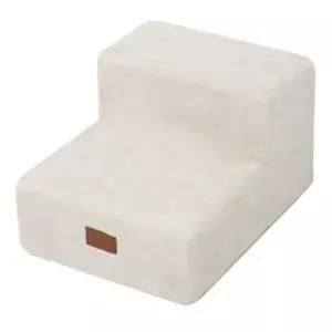 펫스텝 강아지 계단 2단 아이보리 마블스펀지 스텝 침대 1P