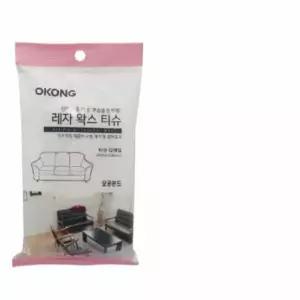 인조 O4J2P5G8 가죽 왁스 티슈 12매 가죽가방클리너 가죽세정제