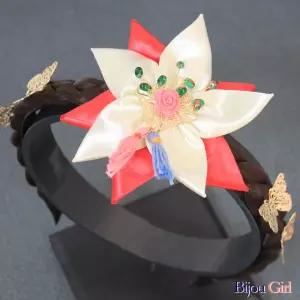 Her1088 꽃과 나비 댕기 헤어밴드 한복 머리장식 전통소품