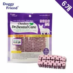 장튼튼 애견 유산균 덴탈껌 x6