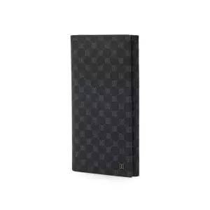 [롯데백화점]닥스 액세서리 [쇼핑백동봉][LOUIS PVC]블랙 가죽 로고 DD 패턴 장지갑 DBWA2F121