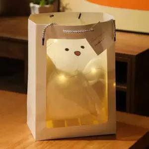 반죽쿠션 인형 말랑 반죽 만두 애착 문어 중형 30cm 쿠션 말랑쫀똑한 화이트